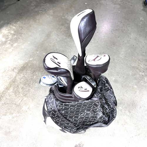Lady Hagen MS2 Club Set Driver 3W 4H-6H 7-PW Putter Ladies RH HC +Bag