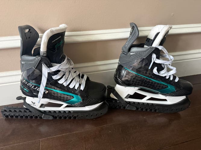 Teal 2026 Bauer Supreme Fuse Hockey Skates Size 4 (New)