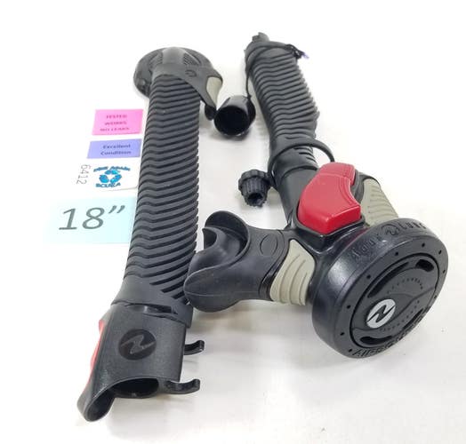 Aqua Lung Air Source Octo Inflator Scuba Dive Safe Second Regulator + Hose