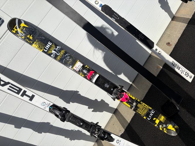 2023 Line Honey Badger 155 cm All Mountain Skis (Used)