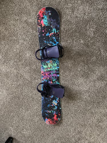 Women’s GNU Pickle Snowboard – 144 cm Board only