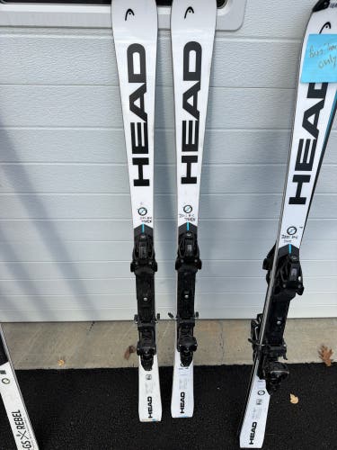 2024 HEAD WC Rebels e-SL FIS 158 cm Racing Skis Max Din 16 (Used)