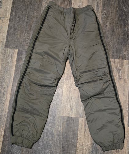 US Army ECWCS Gen III Level 7 Primaloft Extreme Cold Weather Pants, Size Large Long