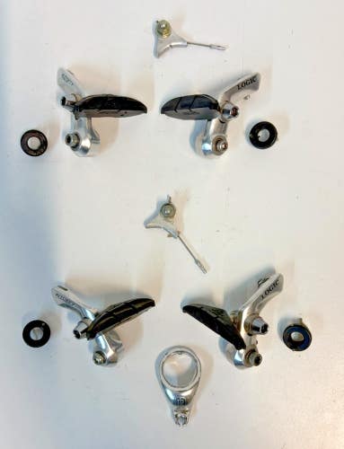 Vintage 1990s Ritchey Logis Silver Aluminum Cantilever Brakes EXCELLENT