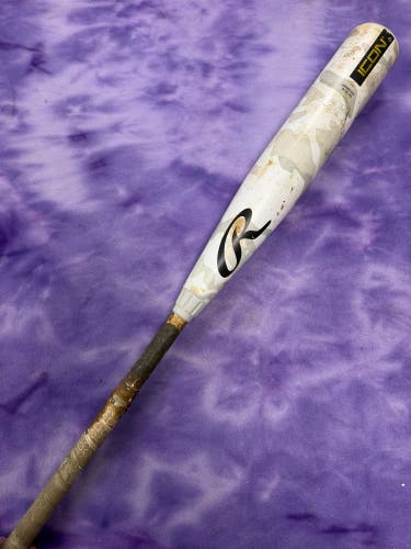 2025 Rawlings Icon Composite Bat USSSA Certified (-5) Composite 26 oz 31" (Used)