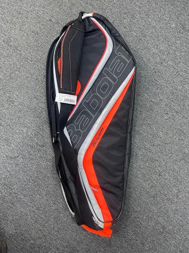 Babolat RH X 6 Team Line Tennis Racquet Bag 201 Black Fluo RED