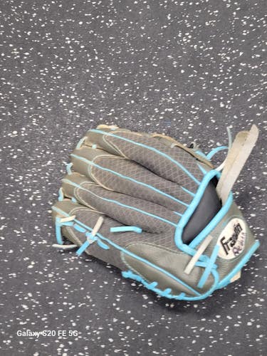 Used Franklin SHOCK ABSORB BB/SB Glove T-ball Grey 10 1/2" 11849-S000045581