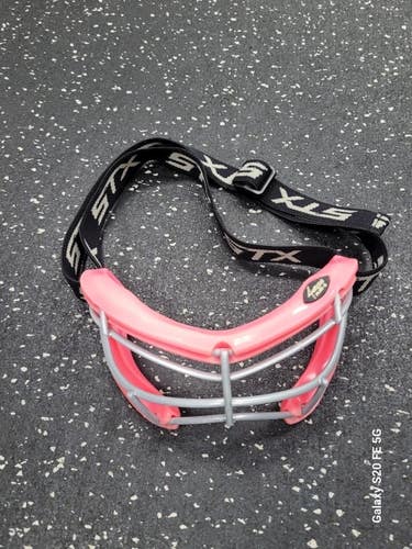 Used STX 4 SIGHT PLUS-S Lacrosse Facial Protect Pink Junior 11849-S000045561