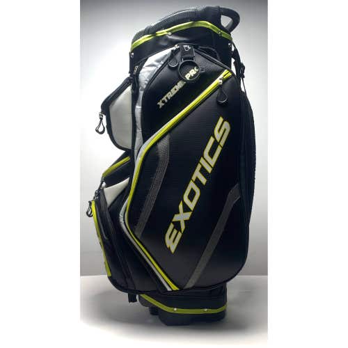 Tour Edge Xtreme Pro Cart Bag Black 15-Way Divide Single Strap Golf Bag