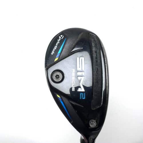 TaylorMade SIM2 MAX Rescue 3 Hybrid 19.5* Tensei Blue Raw AV Series 80g Stiff RH