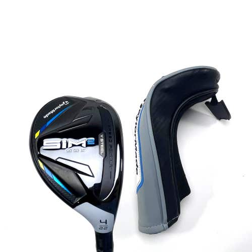 TaylorMade SIM2 MAX Rescue 4 Hybrid 22* Fujikura Ventus Blue 5A Senior RH HC