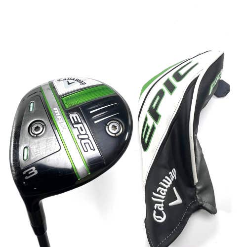 LEFTY Callaway EPIC Max 3 Fairway Wood 15* HZRDUS Smoke iM10 6.0 60g Stiff LH HC