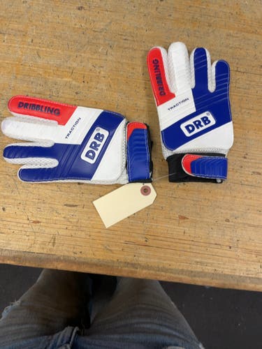 DRB Dribbling Traction Size 7 Goalkeeper Soccer Gloves