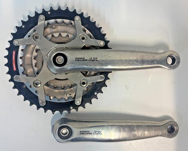 Shimano Deore LX FC-M569 175mm 42/32/22 Aluminum Mountain Bike Triple Crankset