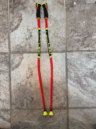 40in (100cm) Leki World Cup Lite GS Racing Ski Poles (Used), Straps included