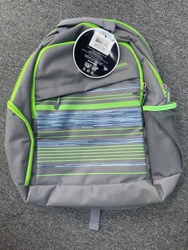 Wilson Graphic Back Pack Grey Green