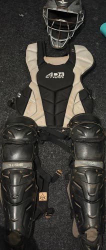 Black/Gray All Star System 7 Axis Catcher's Set (Used)