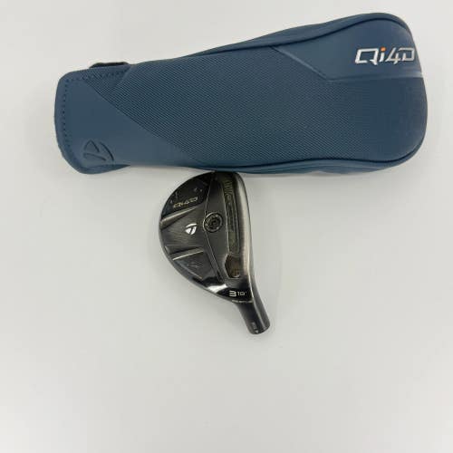 Taylormade Qi4D Rescue 19* 3 Hybrid Head RH Headcover Used Golf Club
