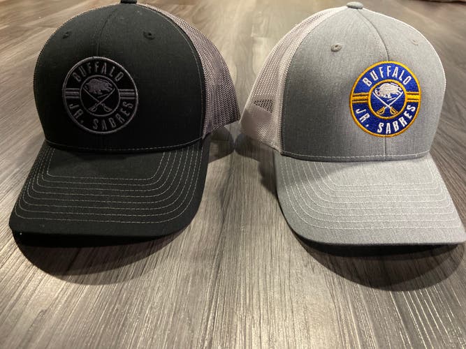 Buffalo Junior Sabres Snapback Hats (2) - NEW