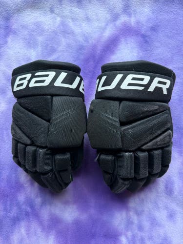 Black Youth Bauer Bauer X Gloves 10" (Used)