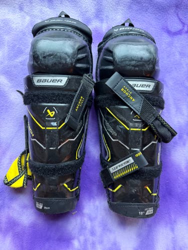 Youth Bauer Supreme Mach Shin Pads 10" (Used)