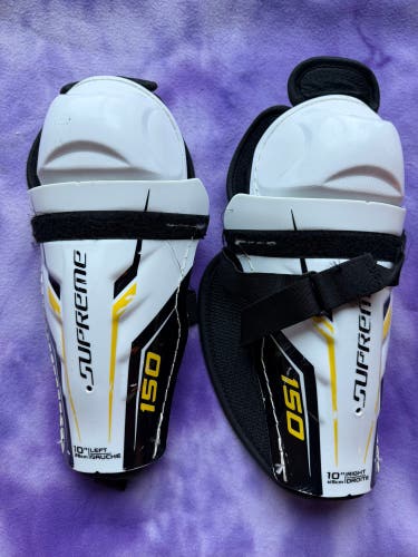 Youth Bauer Supreme 150 Shin Pads 10" (Used)