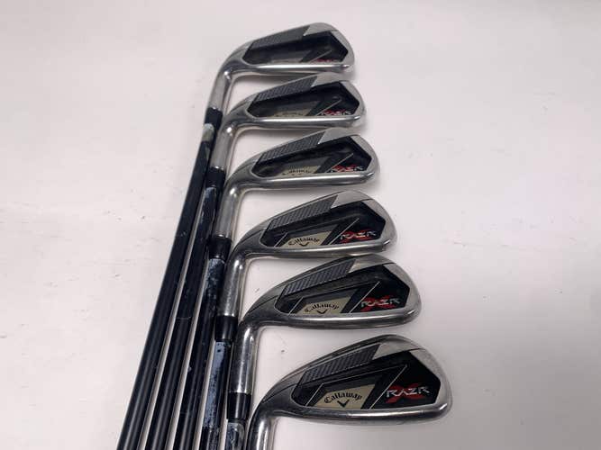 LEFTY Callaway Razr X Iron Set 5-9 Regular 75g LH