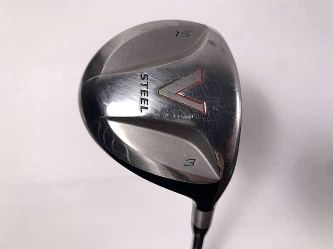 TaylorMade V Steel 3 Fairway Wood 15* True Temper Dynamic Gold Lite Regular RH