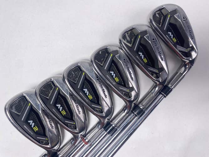 TaylorMade M2 19 Iron Set 6-PW+AW Dynamic Gold R300 Regular RH