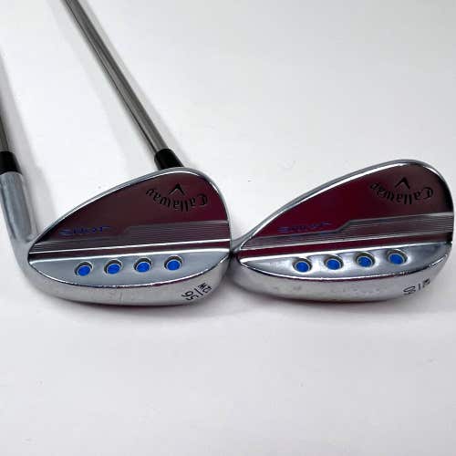 Callaway Jaws MD5 Platinum Chrome Wedge Set 56* 12 | 60* 12 UST Recoil Ladies RH