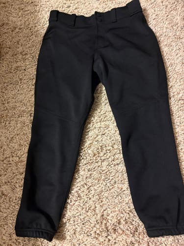 Black Women's Medium Adult Easton Game Pants (Used) and 3 pairs of Mizuno brand new pants