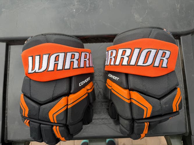 Warrior Covert QRE3 Gloves 14" (Used) - Anaheim Ducks