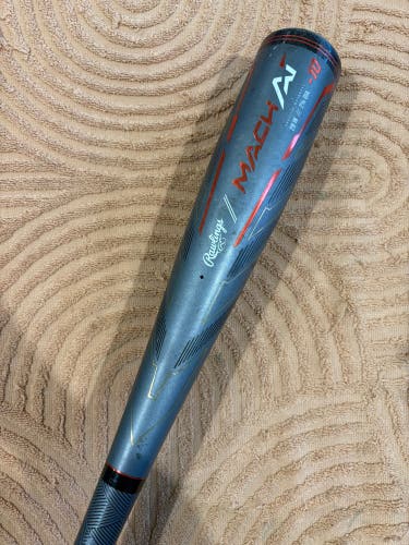 2024 Rawlings Mach AI Alloy Bat USABat Certified (-10) Alloy 18 oz 28" (Used)