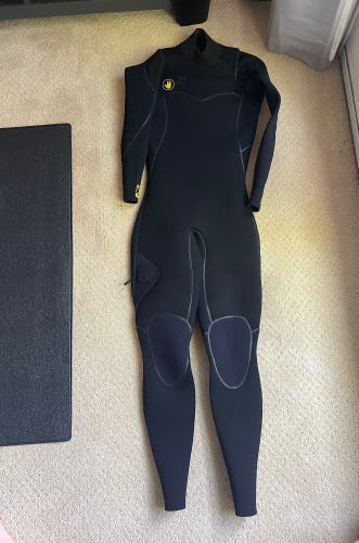 Women's Fullsuit 5/6 4/3mm Body Glove Gold Cell Wetsuit (Used)