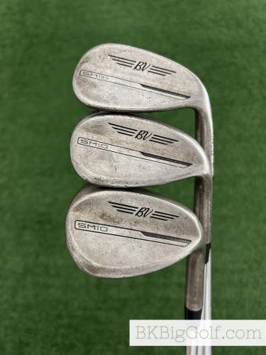 Titleist Vokey SM10 Raw 3 Wedge Set (52, 56, & 60 Degrees)