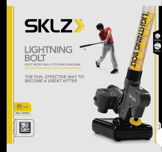 SKLZ  lighting Bolt pitching machine used