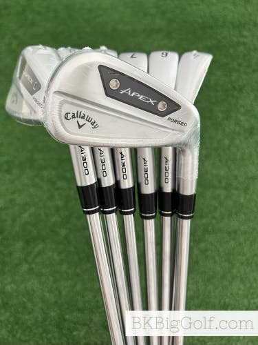 NEW Callaway Apex Ai300 24 Forged Iron Set 4-P / Dynamic Gold 90 Regular +1/2