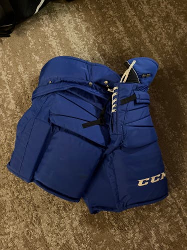 Blue Senior XL CCM HPG 12A Hockey Goalie Pants (Used)