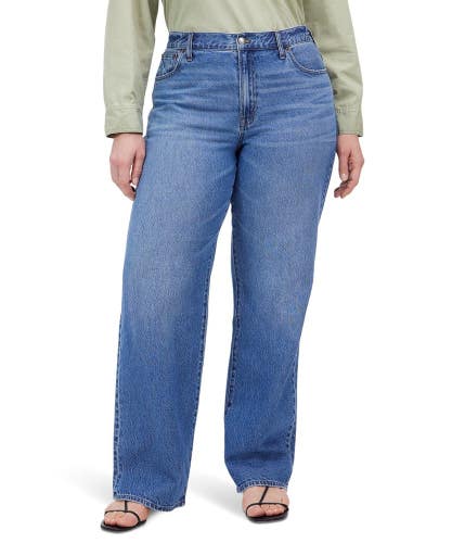 Madewell The Perfect Vintage Jeans Women's 25 Blue Denim Cotton Wide Leg CLH13
