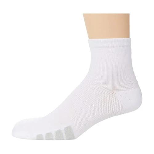 Eurosock Compression Crew Cut Socks Unisex L White Stretch Bike Quarter CLH36