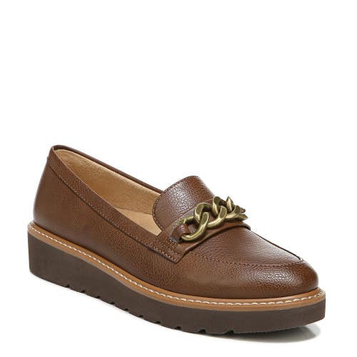 Naturalizer Emmal H7226S2 Loafers Women's Brown Leather Slip On Shoes ZAP3021