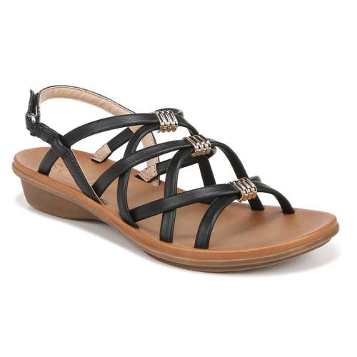 Soul Naturalizer Sierra I9216S1001 Sandals Women's 8.5 W Black Strappy ZAP3014