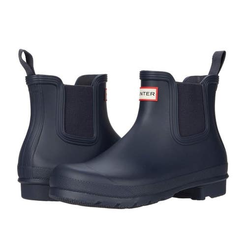 Hunter Original WFS2078RMA Women's 9M Blue Waterproof Chelsea Boots ZAP2975