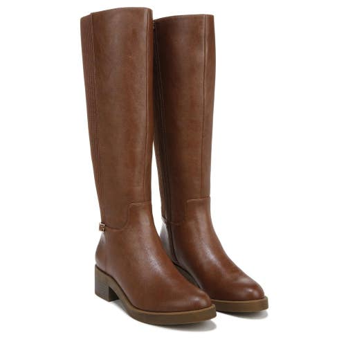 LifeStride Bristol I1918M1200 Women 6.5M Brown Faux Leather Riding Boot ZAP3148