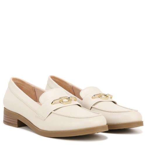 LifeStride Sonoma Loafers Women's 10 W Bone Faux Leather Slip On Shoes ZAP3133