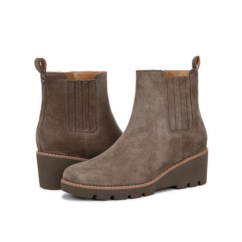 Vionic Aria J0734L2020 Boots Women's 10W Stone Gray Suede Ankle Booties ZAP3072