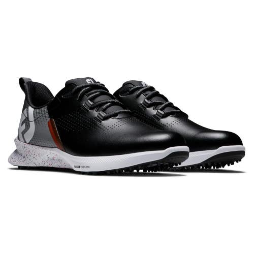 FootJoy Fuel Sneakers Men's 9.5M Black Gray Low Top Spikeless Golf Shoes LIQ1994