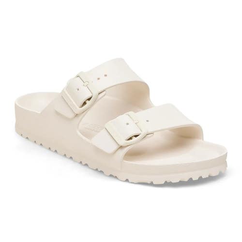 Birkenstock Arizona Sandals Women's 7 M Eggshell Water Resistant Slide ZOGG4638