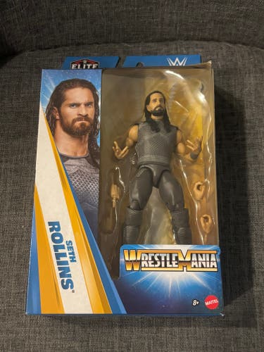 Seth Rollins WWE Action Figure Elite Collection Wrestlemania New in Box