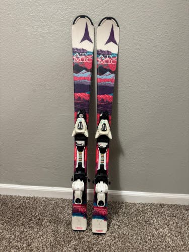 Kid's Atomic 105 cm All Mountain Skis With Bindings (Used)
